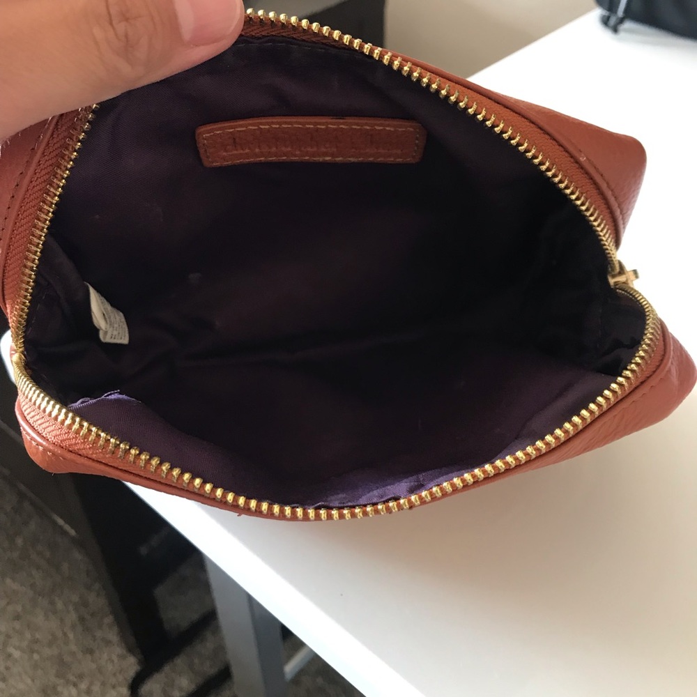 Christopher kon leather cosmetic bag